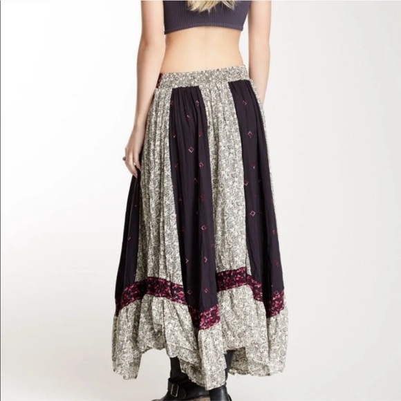 Free People Heirloom Sushi Voile Maxi Skirt Sz. S - Picture 2 of 8
